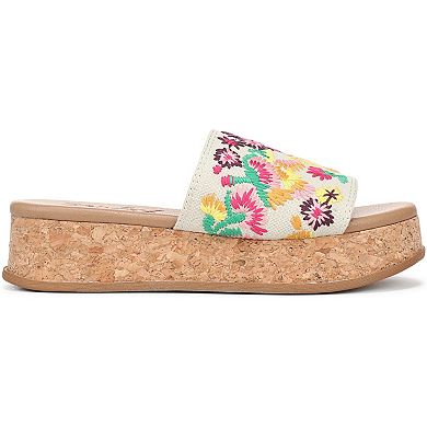 Blowfish Malibu Marshlo Women's Wedge Embroidered Floral Sandals