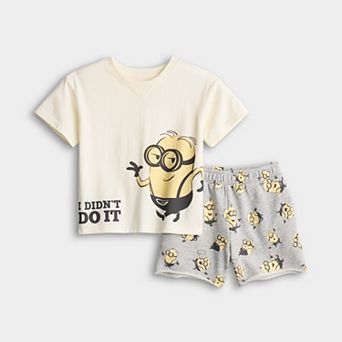 Toddler Grayson Threads Kids The Label Minions 2 pc Tee & Shorts Set