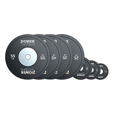 Power Systems 35 lb Training Bumper Plate, Weight Plate with Reinforced Inner Stainless Steel Disc