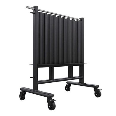 Power Systems Premium Dumbbell Rack, Mobile Weight Rack Holds Up to 44 Pairs of Exercise Dumbbells