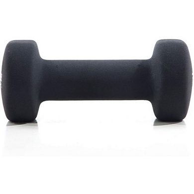 Power Systems 5lb Premium Neoprene Dumbbell Pair with Non-Slip Grip and Squared Edges