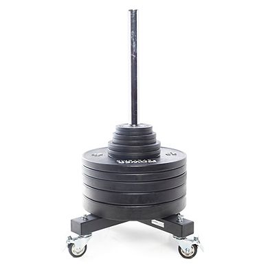 Power Systems Pro Olympic Plate (35 lb), Cast Iron Weight Plates Fits 2" Bar Sleeve