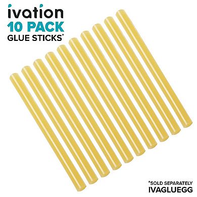 Ivation Glue Sticks 10-Pack for Ivation Cordless Butane Glue Gun