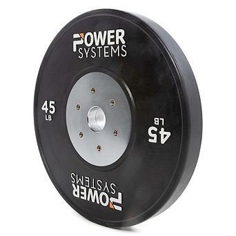 Power Systems 45 lb Training Bumper Plate, Weight Plate with Reinforced Inner Stainless Steel Disc