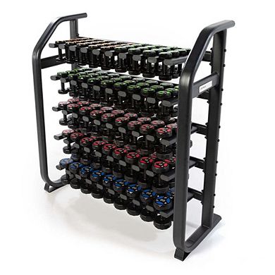 Power Systems 20 lb Urethane Cardio Dumbbells, Pair of Durable Fitness Dumbbells w/Ergomic Handles