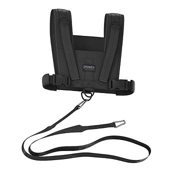 Power Systems Sled Harness - Adjustable Harness for Pulling Sled Training (19.5" L x 1.5" W)