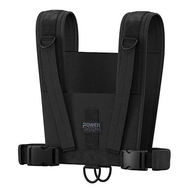 Power Systems Sled Harness - Adjustable Harness for Pulling Sled Training (19.5" L x 1.5" W)