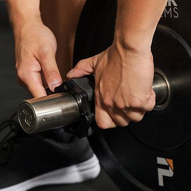 Power Systems Short Olympic Bar, 60" Steel Weightlifting Bar with 275 lb Capacity & 9.5" Sleeve