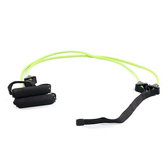 Power Systems Double Cords (Light Resistance Level) Resistance Tubes with Handles - Green