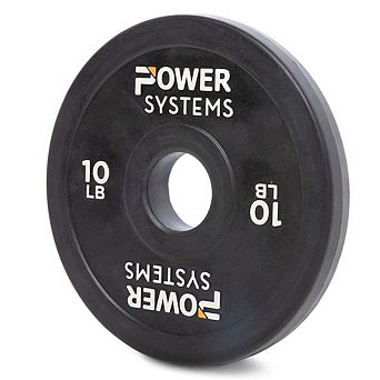 Power Systems 10 lb Training Bumper Plate, Weight Plate with Reinforced Inner Stainless Steel Disc