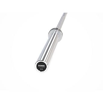 Power Systems 20kg Men's Olympic Barbell, 7ft Stainless Steel Olympic Bar with 1,500 lbs Capacity