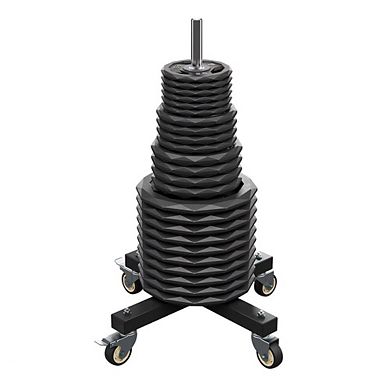 Power Systems ProElite Cardio Barbell Set with Weights & Lock Jaw Collars, Durable Training System