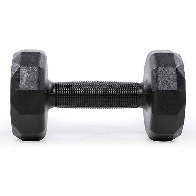 Power Systems 12lb Urethane Cardio Dumbbells, Durable Pair of Fitness Dumbbells w/Non-Rolling Design