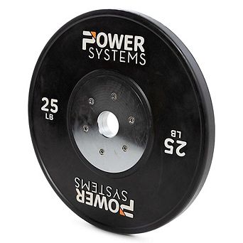 Power Systems 25 lb Training Bumper Plate, Weight Plate with Reinforced Inner Stainless Steel Disc