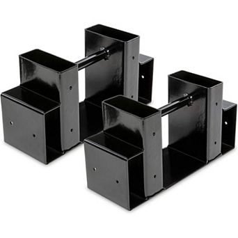 RightHand Adjustable Firewood Rack Brackets Kit, Indoor & Outdoor Firewood Rack, Durable Steel