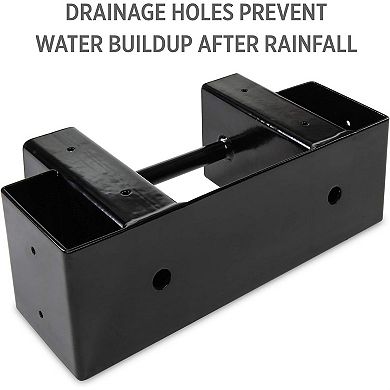 RightHand Adjustable Firewood Rack Brackets Kit, Indoor & Outdoor Firewood Rack, Durable Steel