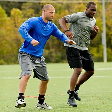 Power Systems Versa Cuff, 2 Padded Cuff with Resistance Tubes for Wrist & Ankle - Medium (8-16 lbs)