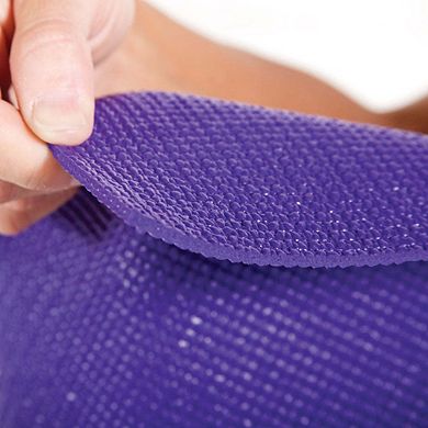 Power Systems 68" x 24" Premium Yoga Mat, 1/4" Thick Non Slip Lightweight Sticky Mat - Black