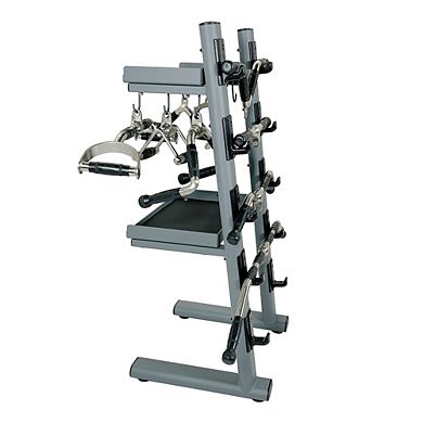 Power Systems Pro Olympic Tricep Bar, 33" Home Gym Weightlifting Bar with 7" Sleeve & Rubber Grips