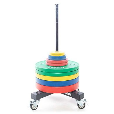 Power Systems 5 lb Rubber Training Bumper Plate, Durable Olympic Colored Weight Plate - Blue
