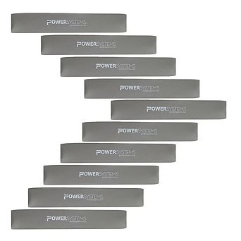 Power Systems 9" Mini Versa-Loop Bands 10-Pack, Portable Ultra Heavy Resistance Bands (22-85 lbs)