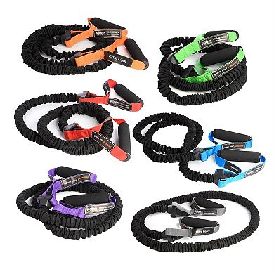 Power Systems 48" Covered Resistance Tube with Handles - Light (7-27 lbs) Covered Power Tube