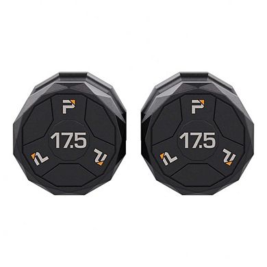 Power Systems 15 lb Urethane Cardio Dumbbells, Pair of Durable Fitness Dumbbells w/Ergomic Handles