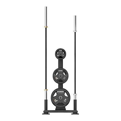 Power Systems Urethane Weight Plate (25 lb), Olympic Weight Plate with Durable Beveled Edges