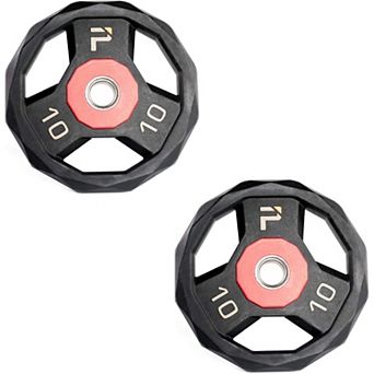Power Systems ProElite Cardio Barbell - Pair of 10lb Barbell Plates for Home Gym Training