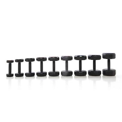 Power Systems 10 lb Urethane Cardio Dumbbells, Pair of Durable Fitness Dumbbells w/Ergomic Handles