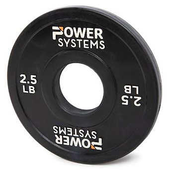 Power Systems 2.5 lb Training Bumper Plate, Weight Plate with Reinforced Inner Stainless Steel Disc