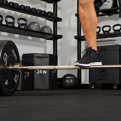 Diamond Pro Select 20kg Olympic Barbell - Heavy Duty Weight Bar with Black Ceramic Coating on Shaft