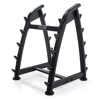 Power Systems Denali Series Fixed Barbell Storage Rack, Vertical Storage Holds up to 10 Barbells