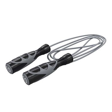 Power Systems Elite Jump Rope (8 ft), Vinyl Training Rope for Cardio, Fitness & Skipping Exercise