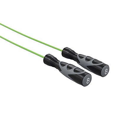 Power Systems Elite Jump Rope (8 ft), Vinyl Training Rope for Cardio, Fitness & Skipping Exercise