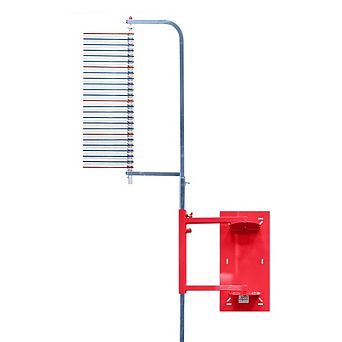 Power Systems Vertec 612 ft Wall Mounted Vertical Jump Tester High Jump Training Equipment