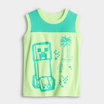 Boys 4-12 Jumping Beans® Minecraft Creeper Tank Top