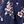 Navy Elina Fleurs