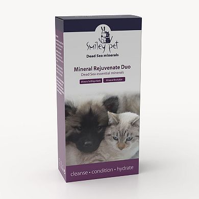 Smiley Pet Mineral Cleanser & Revitalizing Leave in Spray Set for Pets