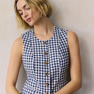 Women's LC Lauren Conrad Crewneck Longline Vest