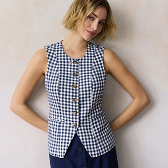 Women's LC Lauren Conrad Crewneck Longline Vest