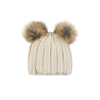 Toddler Girl Heat Holders Crystal Mountain Double Pom Pom Hat