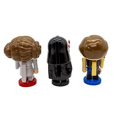 Kurt Adler Star Wars 3-pc. Han Solo, Princess Leia & Darth Vader Nutcracker Figurine Set