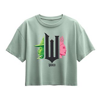 Girls 7-16 Wicked Elphaba & Glinda Boxy Tee