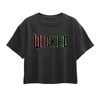 Girls 7-16 Wicked Theatrical Logo Boxy Tee