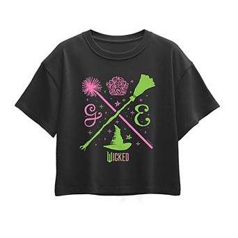 Girls 7-16 Wicked Glinda & Elphaba Icons Boxy Tee