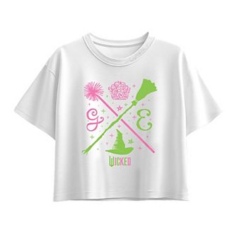 Girls 7-16 Wicked Glinda & Elphaba Icons Boxy Tee