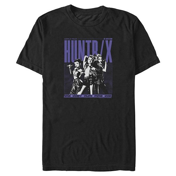 Big & Tall KPop Huntrix World Tour Poster Graphic Tee