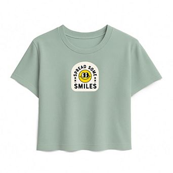 Girls 7-16 Spread Some Smiles Boxy Tee