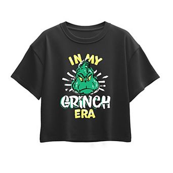 Girls 7-16 Dr. Seuss The Grinch In My Grinch Era Boxy Tee